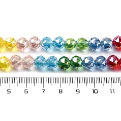Transparent Glass Beads Strands&nbsp;GLAA-Q009-01E