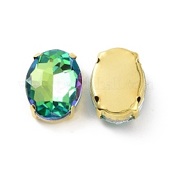 Oval Sew on Rhinestone&nbsp;DIY-E062-06G-A01