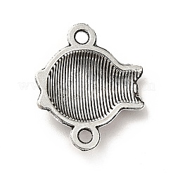 Tibetan Style Alloy Connector Charms&nbsp;PALLOY-M198-19AS