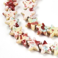 Spray Painted Synthetic Turquoise Beads Strands&nbsp;UNKW-T001-11K-01