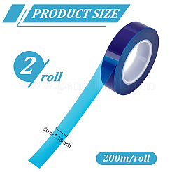 時計・ジュエリー用PVC保護フィルムテープ  ディープスカイブルー  30mm&nbsp;DIY-WH0750-103A