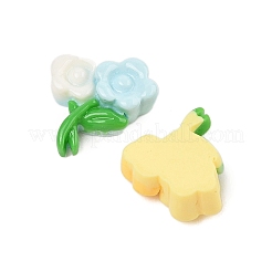 Opaque Resin Cabochons&nbsp;CRES-M037-05B