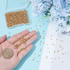 1000Pcs Brass Crimp Beads&nbsp;KK-UN0005-78