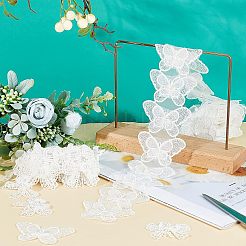 2 Yards 2 Styles Bowknot Lace Edge Trim Ribbon&nbsp;OCOR-NB0001-39