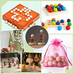 Natural Wooden Round Ball&nbsp;WOOD-PH0003-30