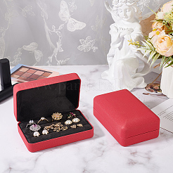 Imitation Leather Rings Box&nbsp;OBOX-WH0019-02