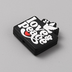 Independence Day Silicone Focal Beads&nbsp;SIL-SZC0002-03B