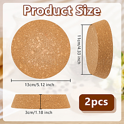 コルクボトルストッパー  ワインアクセサリー  フラットラウンド  ペルー  130x29mm&nbsp;DIY-WH0671-083C