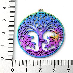 304 Stainless Steel Pendants&nbsp;STAS-R116-08RC