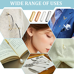 200Pcs 4 Colors Brass Stick Pin End Cap&nbsp;FIND-NB0005-39
