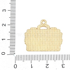 父の日 合金エナメルペンダント  「お父さん」の文字が入ったバッグ  プルシアンブルー  21.5x25x1mm  穴：1.8mm&nbsp;FIND-E054-05C