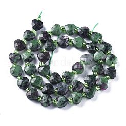 Natural Rudy in Zoisite Beads Strands&nbsp;G-E560-T01
