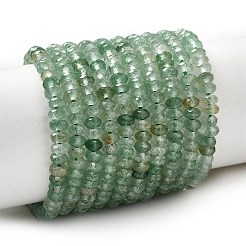 Natural Green Strawberry Quartz Beads Strands&nbsp;G-G343-A07-2x4mm