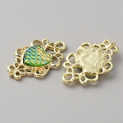 Alloy Pendant Rhinestone Settings&nbsp;PALLOY-WH0105-08E