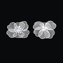 Spray Painted Iron Bead Caps&nbsp;IFIN-N013-05D