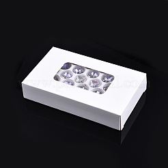 Electroplated Glass Charms&nbsp;EGLA-N006-060