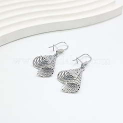Geometric Brass Hoop Dangle Earrings for Women&nbsp;JR6007