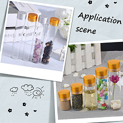 24Pcs 2 Colors Clear Glass Bottles Bead Containers&nbsp;CON-SC0001-13C-01