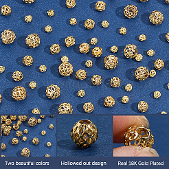 90Pcs 3 Styles Brass Beads&nbsp;KK-SC0007-94