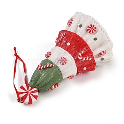 Christmas Tree PVC Pendant Decorations&nbsp;HJEW-S003-01A
