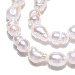 Natural Cultured Freshwater Pearl Beads Strands&nbsp;X1-PEAR-N012-03H