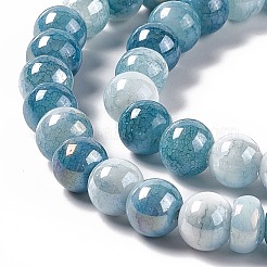 Electroplated Glass Beads Strands&nbsp;X-GLAA-C023-01J