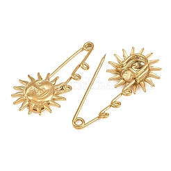 Sun 304 Stainless Steel Safety Pins Brooch Findings&nbsp;SA-CBA098D-13C-G