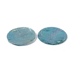 AB Color Plated Capiz Shell Pendants&nbsp;SSHEL-T008-01A