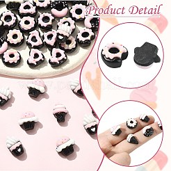 90Pcs 9 Styles Resin Cabochons&nbsp;RESI-CJ0004-26