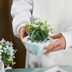 Porcelain Flower Arranger&nbsp;AJEW-WH0709-151B