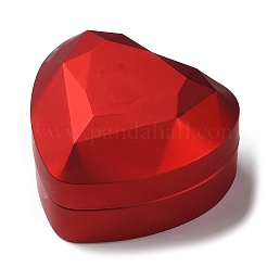 Heart Shaped Plastic Ring Storage Boxes&nbsp;LS-CON-C020-01A