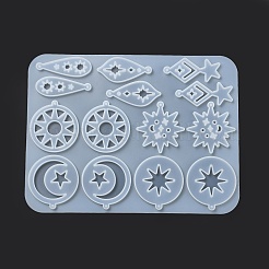 DIY Silicone Pendant Molds&nbsp;DIY-G079-13B