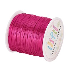 Nylon Satin Rattail Cords&nbsp;NWIR-JP0013-1.0mm-129