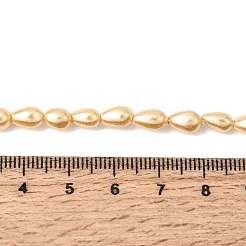Electroplated Shell Pearl Beads Strands&nbsp;BSHE-C010-01B