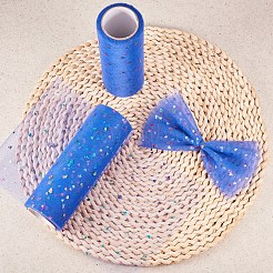 Heart Glitter Sequin Deco Mesh Ribbons&nbsp;OCOR-BC0007-21