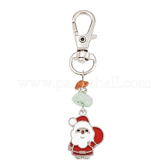 Christmas Alloy Enamel Pendant Decorations&nbsp;HJEW-JM04151