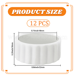 12Pcs Silicone Stretch Rings&nbsp;AJEW-CP0010-07