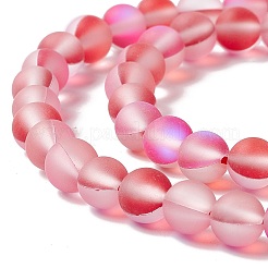 Synthetic Moonstone Beads Strands&nbsp;G-E573-01A-10