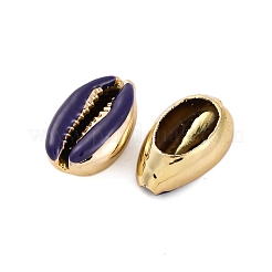 Electroplated Cowrie Shell Beads&nbsp;SSHEL-M023-05F