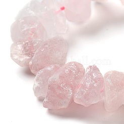 生の粗い天然のクォーツビーズ連売り  ナゲット  9~17x7~16x8~14mm  穴：0.9mm  約21~25個/連  7.09''~7.87''（18~20センチメートル）&nbsp;G-P528-A10-01