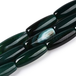 Natural Agate Dyed Beads Strands&nbsp;G-T138-230B