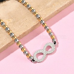 304 Stainless Steel Infinity Link Bracelets&nbsp;BJEW-F534-01GP-01