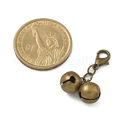 Brass Bell Pendant Decorations&nbsp;HJEW-JM02457