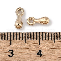 CCBプラスチックペンダント  水滴の形をした  ライトゴールド  8x3x3mm  穴：1.2mm&nbsp;FIND-U021-02KCG