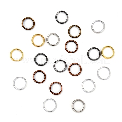 アイアンスプリットリング  ダブルループ丸カン  ミックスカラー  6x1.3mm  内径約4.7mm  約11000個/1000g&nbsp;JRD6mm-M