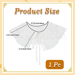 Detachable Polyester Embroidery Lady's Collars&nbsp;DJ-PW-WG59603-01