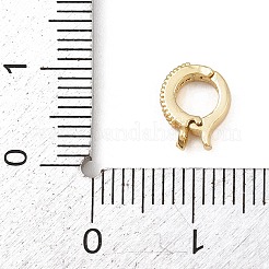 Brass Micro Pave Cubic Zirconia Pendant Bails&nbsp;KK-G544-32G