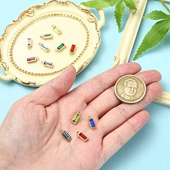12Pcs 12 Colors Real 14K Gold Plated 304 Stainless Steel Charms&nbsp;STAS-CJ0002-57