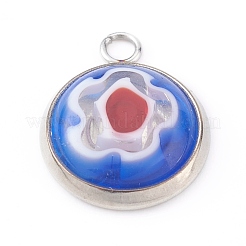 Handmade Millefiori Glass Pendants&nbsp;PALLOY-JF00625
