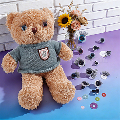 20Pcs 5 Colors Plastic Doll Craft Eyes&nbsp;DIY-NB0016-30